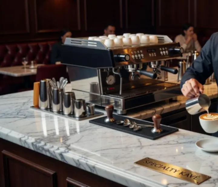 Barista specialty kávét készít
