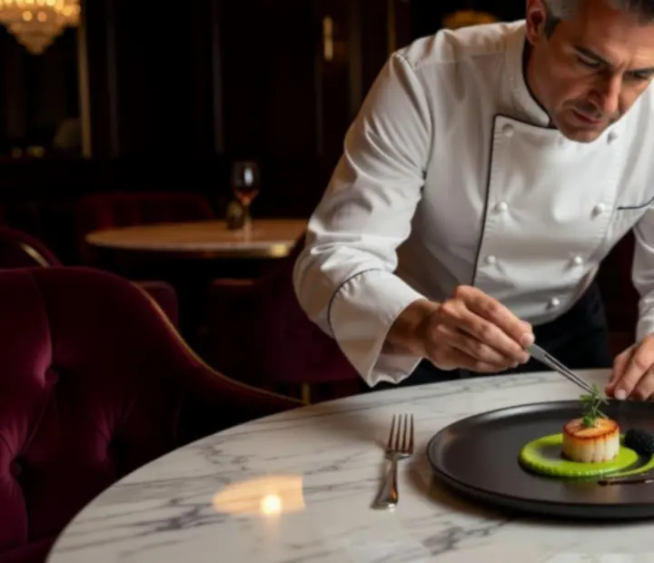 Séf által készített exkluzív gourmet fogások a VIP lounge vendégeinek