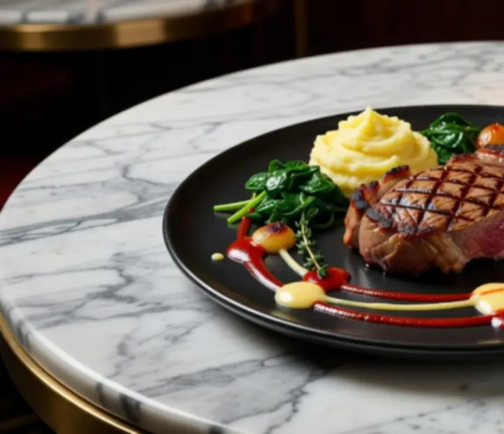 Prémium steak és gourmet fogások elegáns tálalással